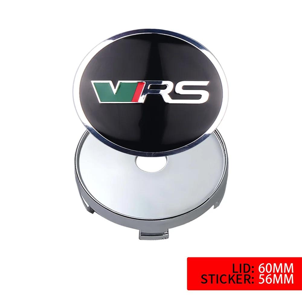 2025 New For Skoda Octavia VII VRS R Rapid Fabia Yeti Superb Kamiq Car Badge Hub Cap Hub Stickers Wheel Dust-proof Logo Covers D