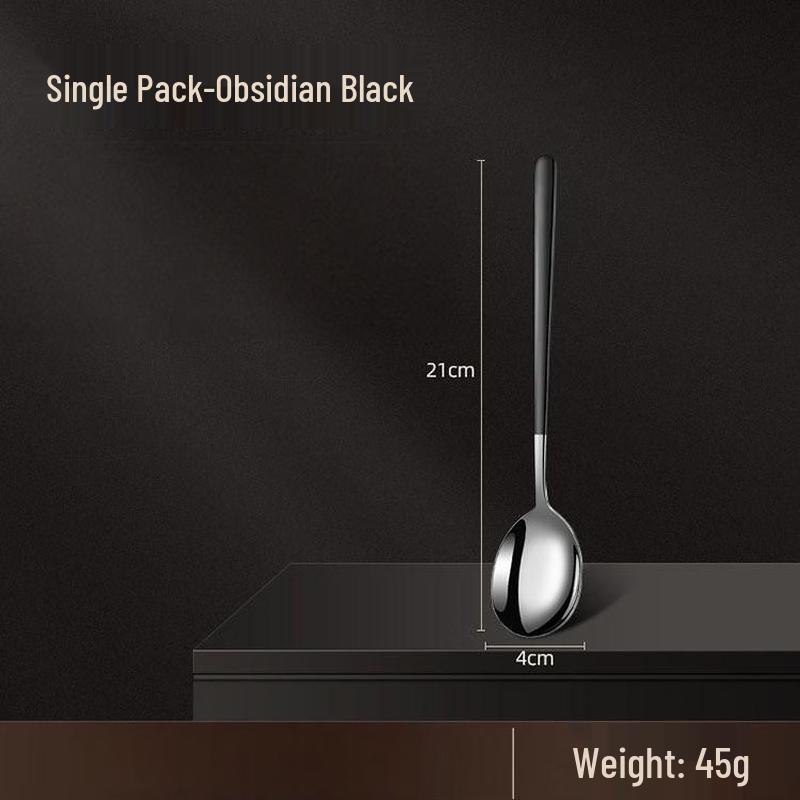 

ZISIZ Stainless Steel Long Handle Dinner Spoons