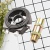2Pcs Oil Pressure Gauge Accessories Aluminum Cooling Sandwich Plate Adapter Car Oil Cooler Kit Auto Mounting