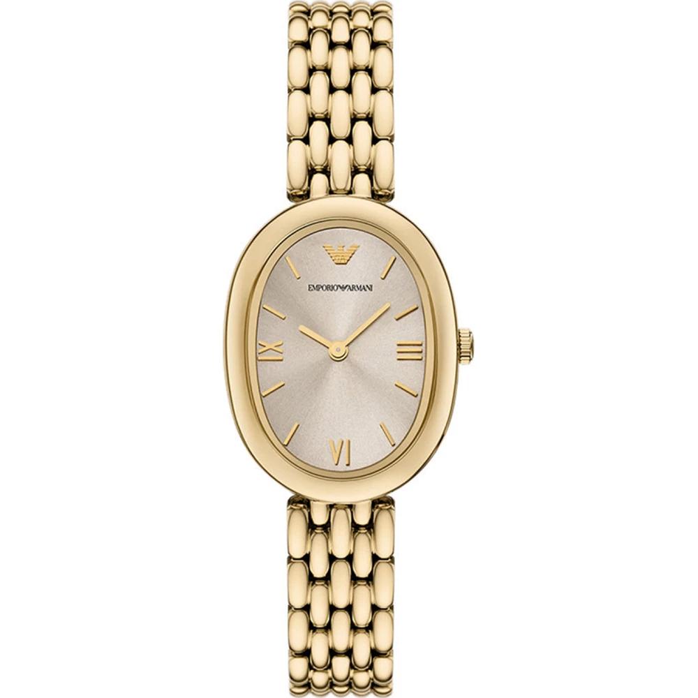 

Женские кварцевые аналоговые часы Emporio Armani Sinfonia Grey Gold из нержавеющей стали AR11707 серый