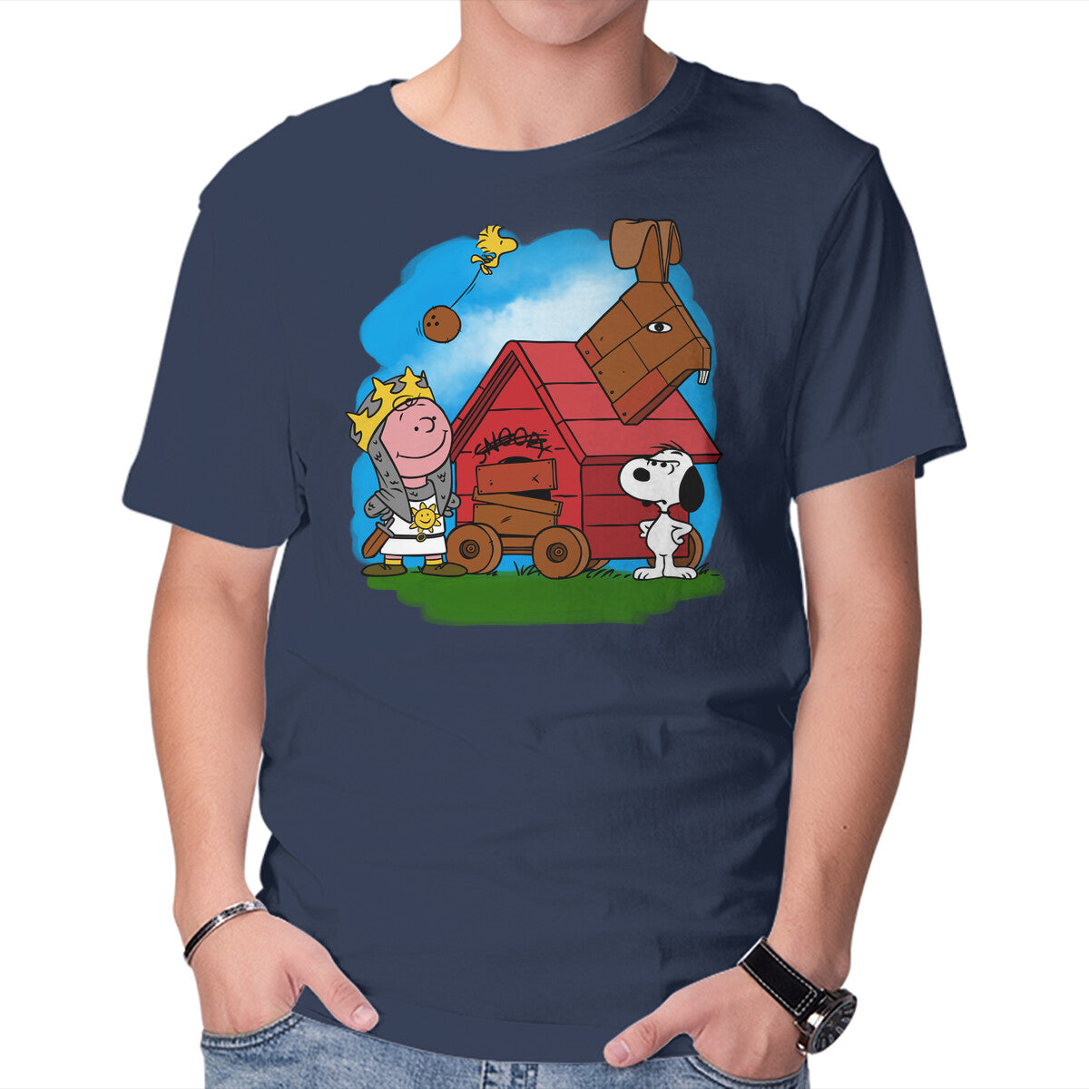 Unisex Crew Neck T-Shirt Charlie And The Holy Grail Graphic Short Sleeve Casual Tee XXL