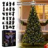 2026 Halloween Advent Calendar with 2D Hanging Ornaments for Daily Countdown