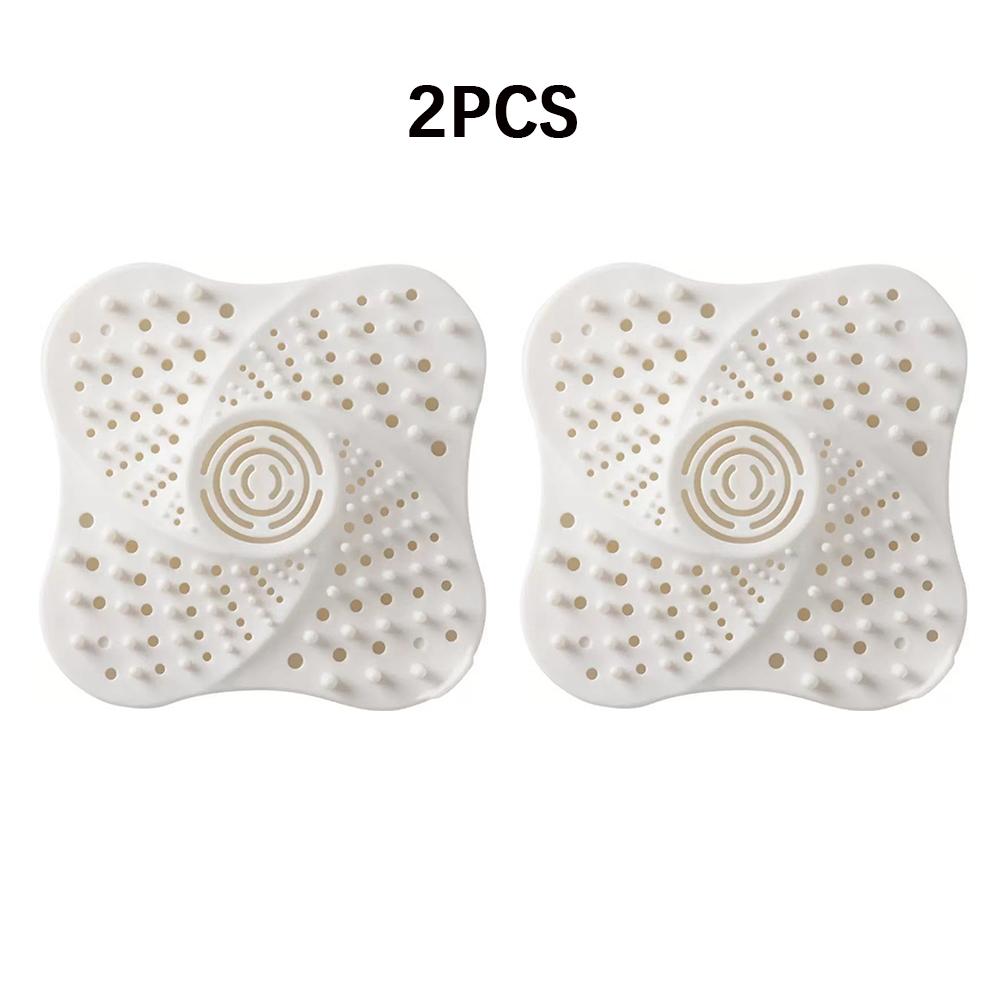 2PCS Floor Drain Cover Anti-blocking Hair Catcher and Stopper Plug Trap Shower Sink Strainer Filter Bathroom Kitchen Accessorie