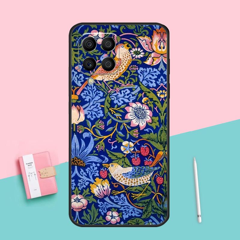 William Morris For Samsung Galaxy M53 M33 M32 M16 M06 M12 M55 M15 M35 M14 M34 M54 M11 M21 M31 M13 M52 Case