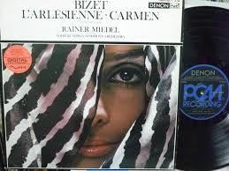 

LP Record RAINER MIEDEL, YOMIURI NIPPON SYMPH - Bizet: Orchestral Suites L arlesien OX7153ND DENON 1979 Japan Obi Classical Used