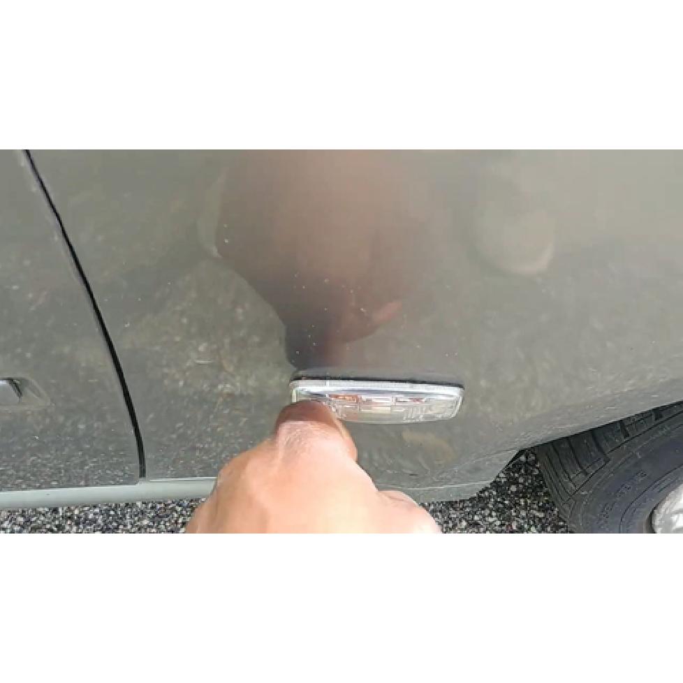 Clear Lens Amber Sequential Blink LED Fender Signal Markers For Infiniti M35 M45