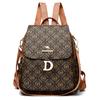 Retro Print Backpack Women's Multi-Functional Travel Small Backpack Commuter Backpack