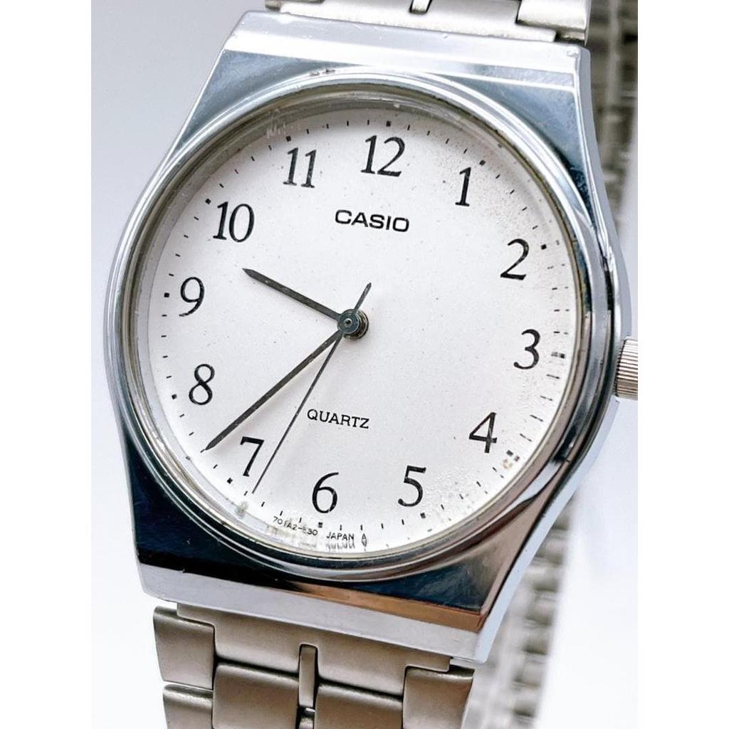 Used CASIO Watch, Working Condition, 705 MQ-336, Quartz, White