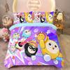 Fashion Eggy Party Anime Game Bedding Set Single Twin Full Queen King Size Bed Set Kids Bedroom Duvetcover Sets Bed Sheet Set