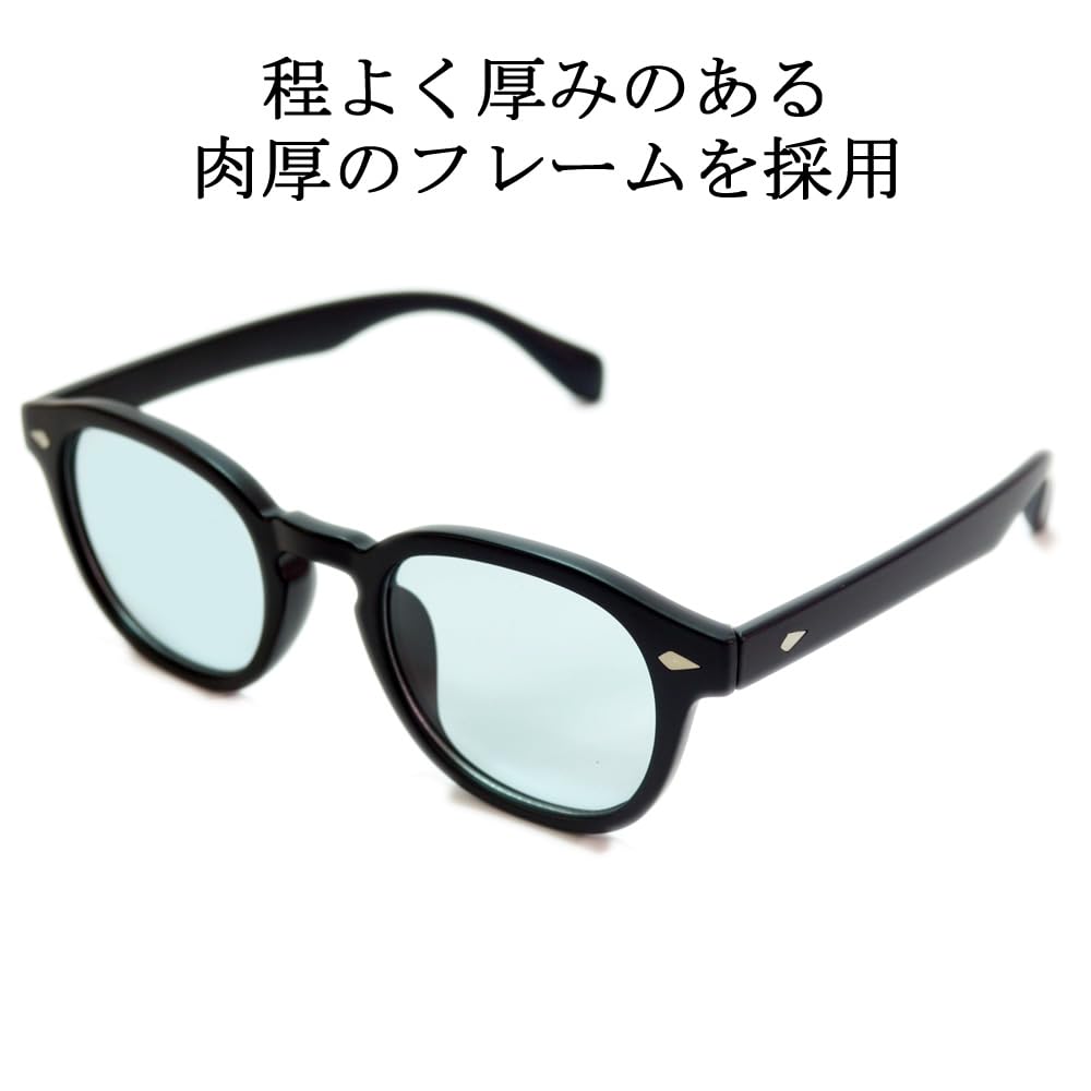 [MERRY PLEASURE] Merry Pleasure Sunglasses, Fashion Glasses, Wellington, Boston, Round Glasses, Bosslington, Light Colored Lenses, Lightly Tinted