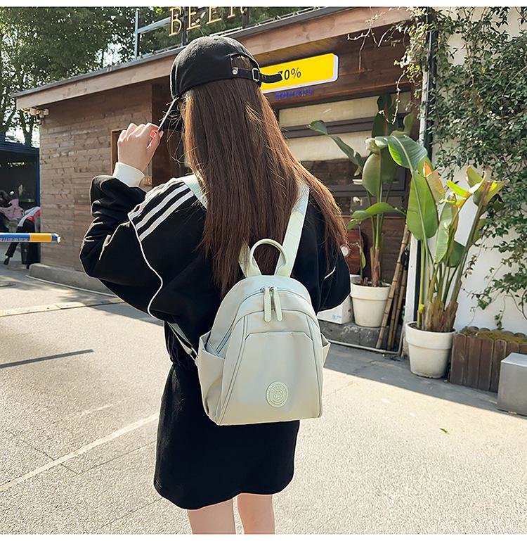 Spring Outing Women's Lightweight Multifunctional Backpack - Large Capacity, Double Shoulder, Casual Mommy Bag