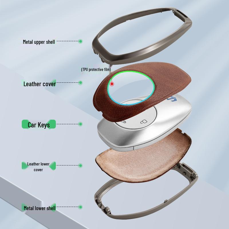 Leapmotor T03/S01/C01 Key Case: 2021 High-End Metal Protective Shell