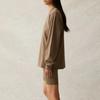 Fear of God Essentials SS21 Lange Mouw T-shirt Unisex Tops Taupe FOG-SS21-558