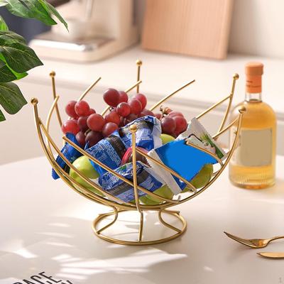 Fruit Basket Countertop Holder Decorative Stand Surable Creativity Bowl Plate for Living