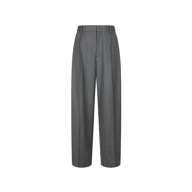 JNBY Autumn Wool Blend Wide-Leg Casual Trousers