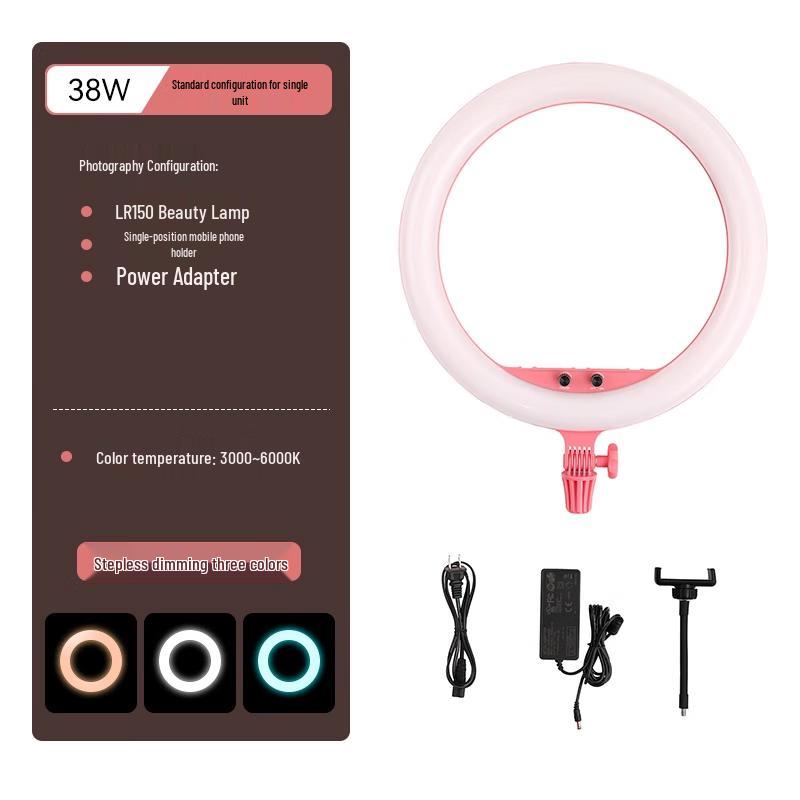 Godox LR150 Pink LED Ring Light