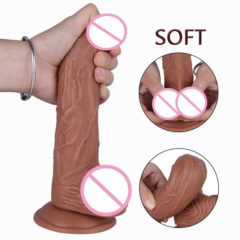 High Elastic and Stretchable Simulated Penis for Female Masturbators Adult Products