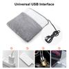 Foot Warmer USB Foot Heater Electric Foot Heating Pad Fast Heated Feet Warmer Soft Plush Electric Foot Warmer Heater for Home