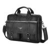 Echtes Leder Herren Aktentasche Multi-Trage Laptop Tasche Große Kapazität Umhängetasche Handtasche