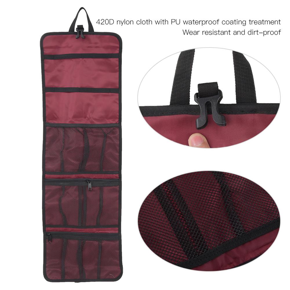 Purple Red Nylon Outdoor Rock Ice Climbing Mountaineering Equipment Storage Bag Quick Hanging Pouch