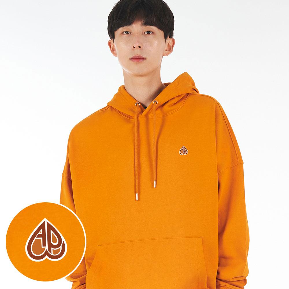Astral Projection Oversized Drop Shoulder Ap Heart Hoodie_Orange Large