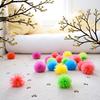 JJLFresheners 10Pcs Cute Funny Cats Toys Arbutus Balls Stretch Plush Ball Cat Toy Ball Creative Colorful Interactive Cat Soft Spiky Cats Chew Toys