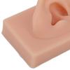 Silicone Ear Model Soft Flexible Right Ear Reusable Human Ear Model for Ear Piercing Training And Earrings Display