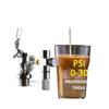 Aluminum Alloys Coffee Pressure Regulator Gauge With High Accuracy Display For Home Brewing Coffee Gas Chargers