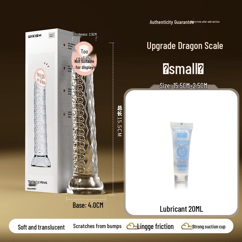 Deba Transparent Tentacle Crystal Anal Plug - Female Masturbator Adult Toy