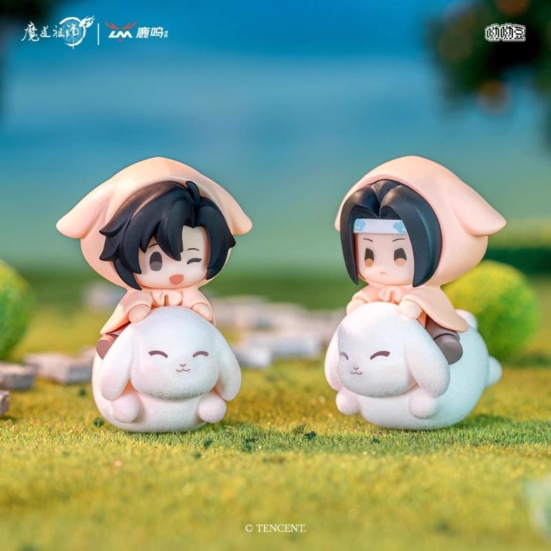 Original Mo Dao Zu Shi Cute Pet Ride Affinity Series Blind Box Wei Wuxian Lan Zhan Mini Doll Mystery Box Anime Figure Kid Gifts