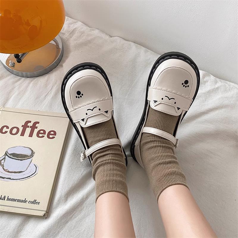 College style small leather shoes women's 2025 summer new soft girl single shoes retro big head shoes comfortable sweet cool Mary Jane shoes