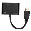 Video Converter HDMI To HDMIVGAMicor Power Supply 3.5mm 4K HD Simultaneous Display