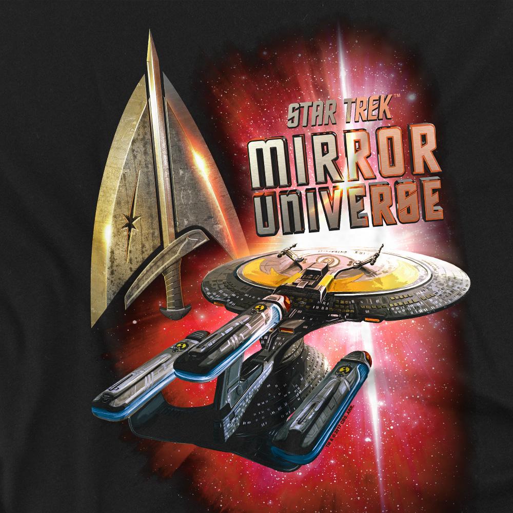 STAR TREK Mens Mirror Enterprise T-Shirt
