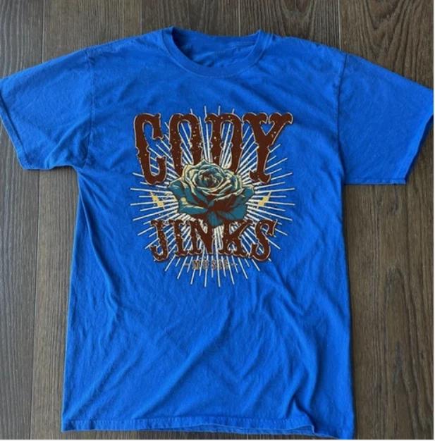 The Change The Game Tour Cody Jinks Gift For Fan S to 5XL Blue T-shirt L