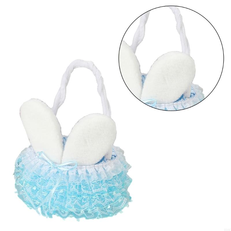 Woven Floral Basket Easter Ornament Perfect for Festive Celebrations HX6C