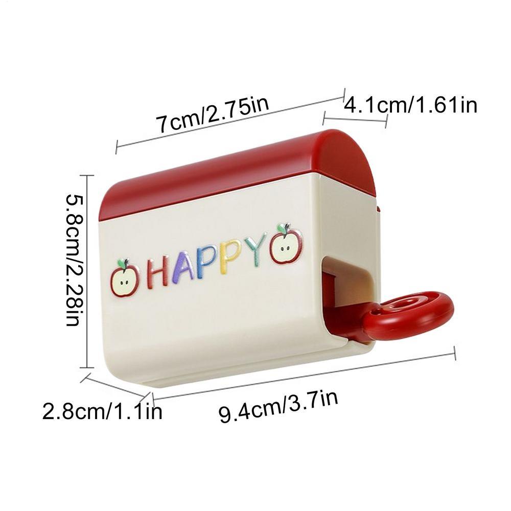 

Punch-free Toothpaste Storage Rack Multi-functional Cleanser Squeezer Shower Room Red2