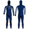 5mm Mens Separate Hooded Wetsuit Top With Vest Style Backless Design Scuba Diving Snorkeling Surfing Water Sports