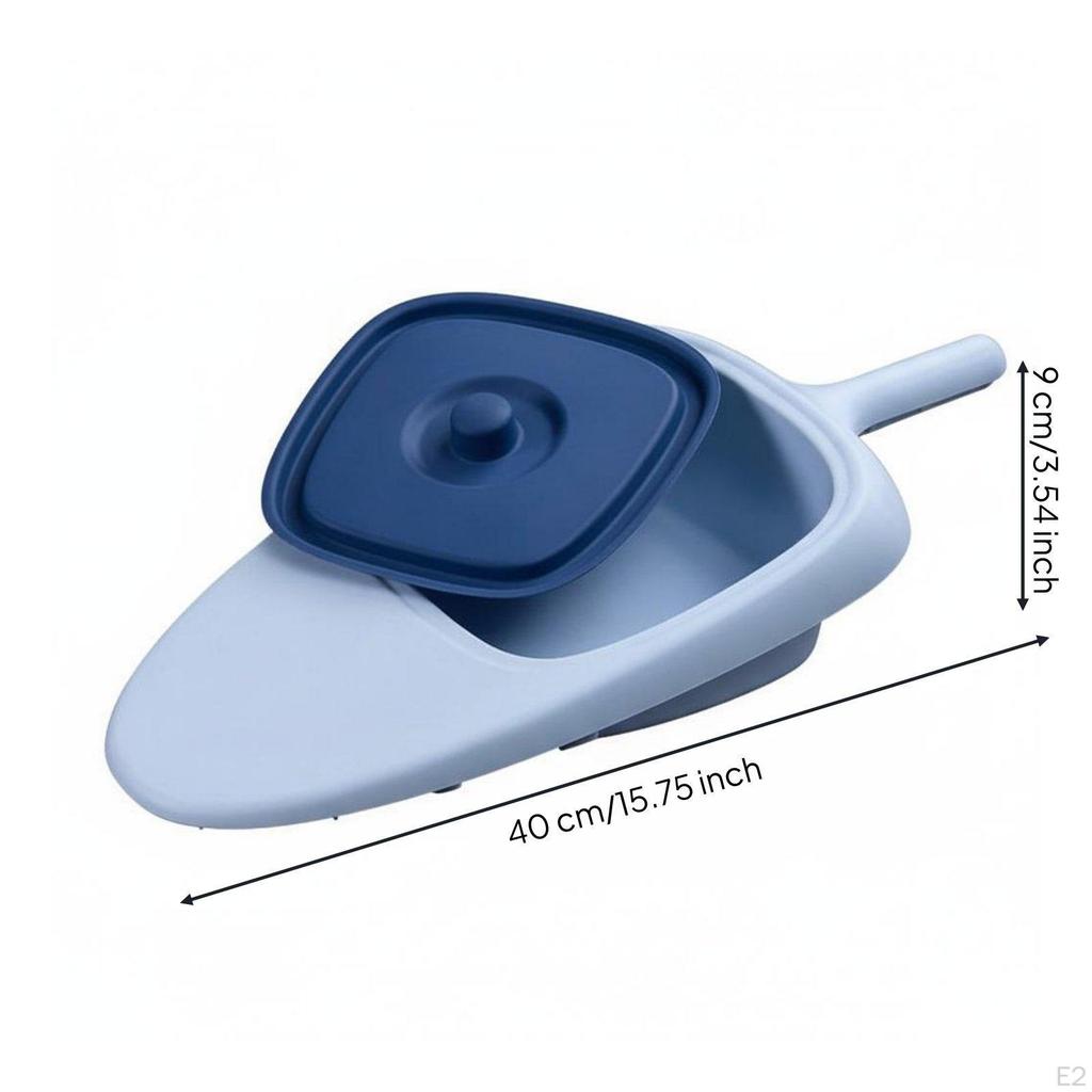 Nachttopf mit Deckel Leicht zu reinigen Bruchgriff Ergonomisches Design Tragbar Bettlägerige Toilette