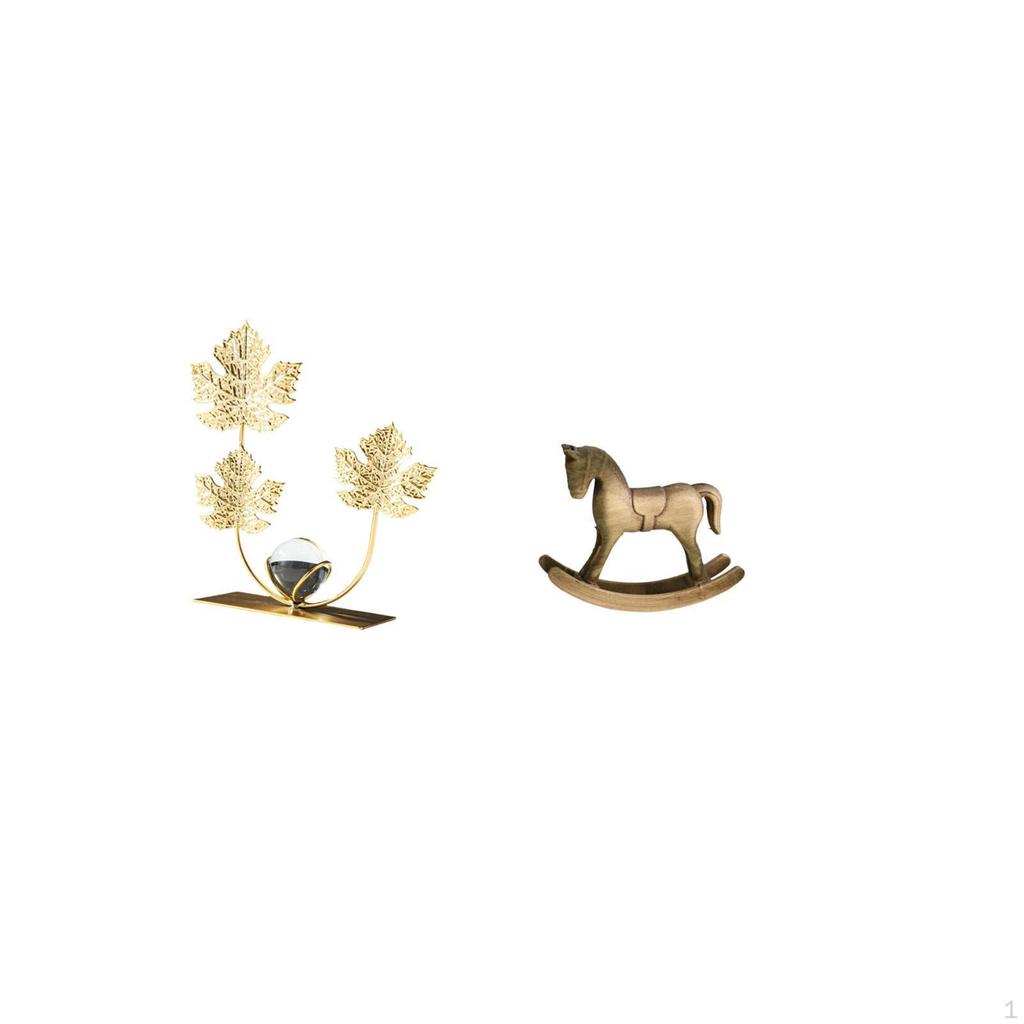 y Equine Sculpture Bookshelf Ornament Modern Home Decor Collectible Artistic Retro Design for