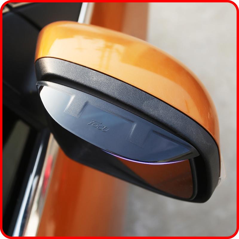 A Little Change PC Rain Eyebrows In Rearview Mirror Awnings Shelters Sticker For Ford Focus 3 4 MK3 MK4