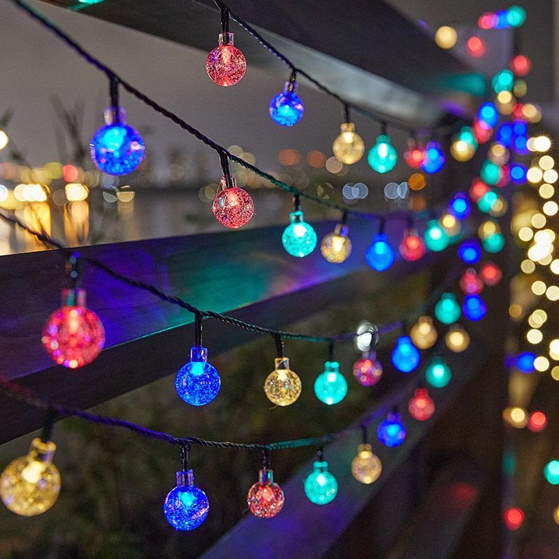 Cross-Border Outdoor Solar String Lights for Garden & Camping - Decorative Night Ornaments