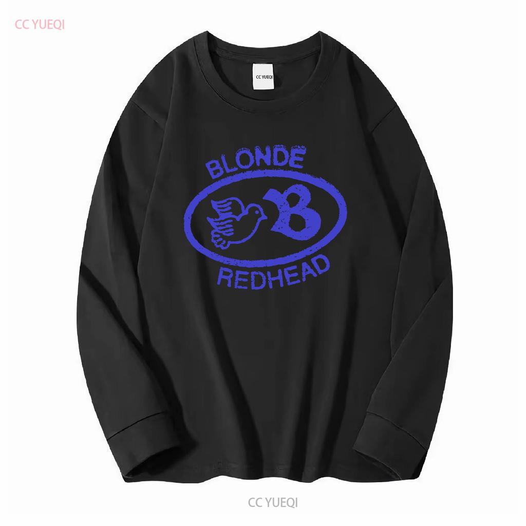 Blonde Redhead Band Logo T Shirt Tour Rock Music Long or Short Sleeves Vintage Washed Comfortable Casual Streetwear Slightly