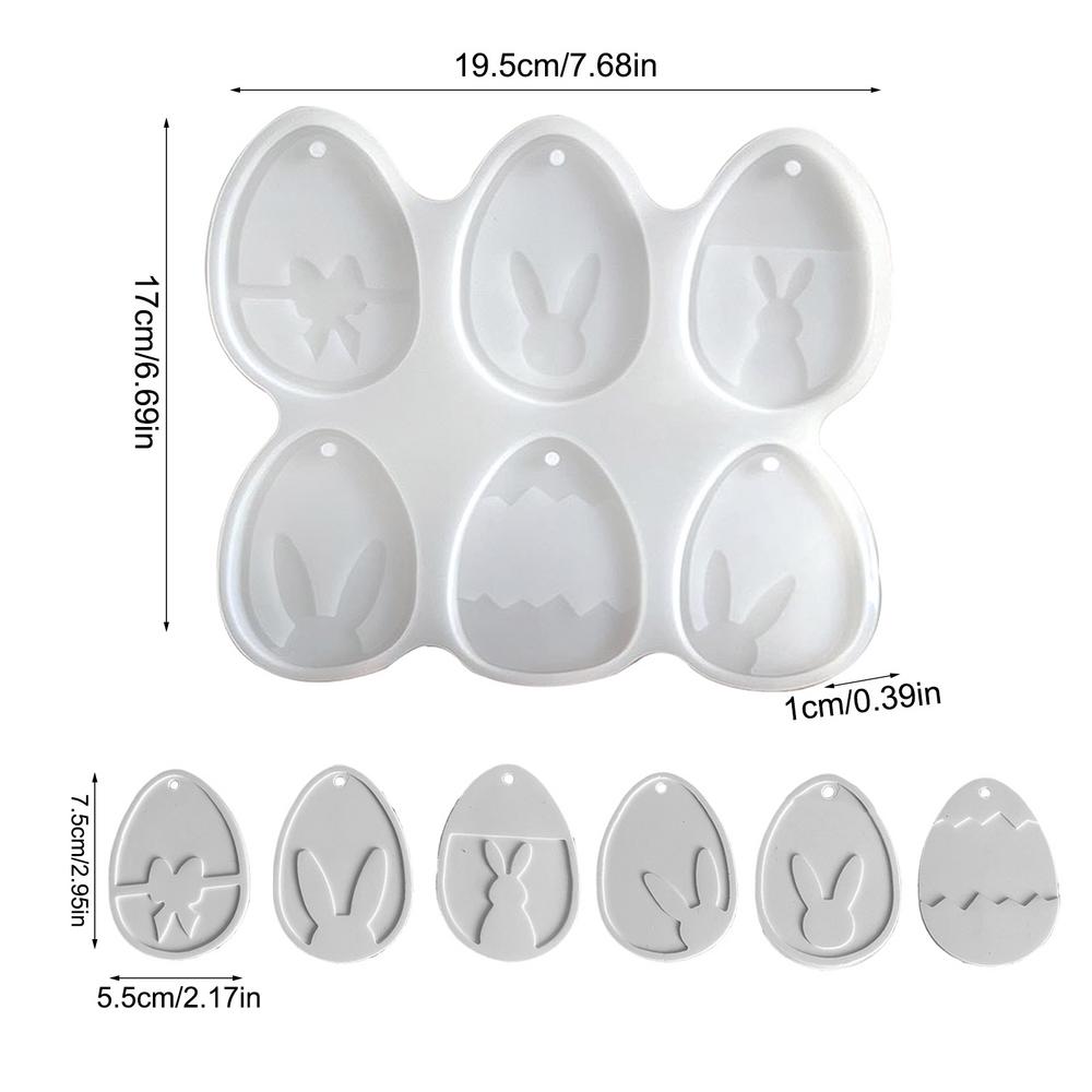 Easter decoration Ornaments Silicone Mold Easter Ornaments Plaster Making Mold Easter Ornament Making Mold Casting Epoxy mold