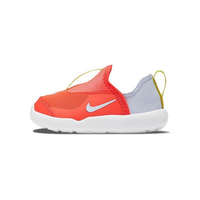 

Nike Lil Swoosh Bright Crimson Low top Sports Casual Shoes Orange Gray Infant And Toddler AQ3113-606 21