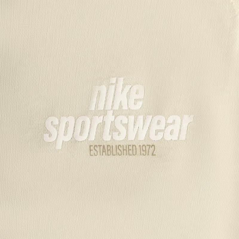 Nike Youth  Knitted Sports Pants Club Sportswear Fleece Soft Stylish Cuffed Kids Bottoms Khaki HJ2660-234