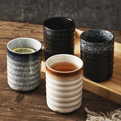 Ceramic Teacup, Large Cup, Restaurant Water Cup, Household Pottery Cup, Mouth Cup, Sushi Shop Water Cup, Large Capacity