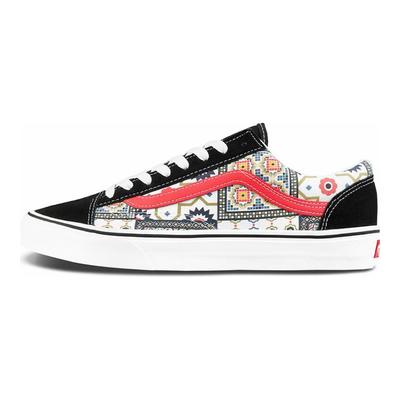 Style 36 Moroccan Tile Check Skate Shoes Black/Red Vans VN0A54F6687