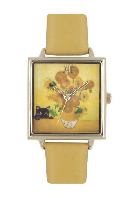 

Watch catmint Cat Art Parody Watch YE Ladies Yellow [Follow] N00725S-1