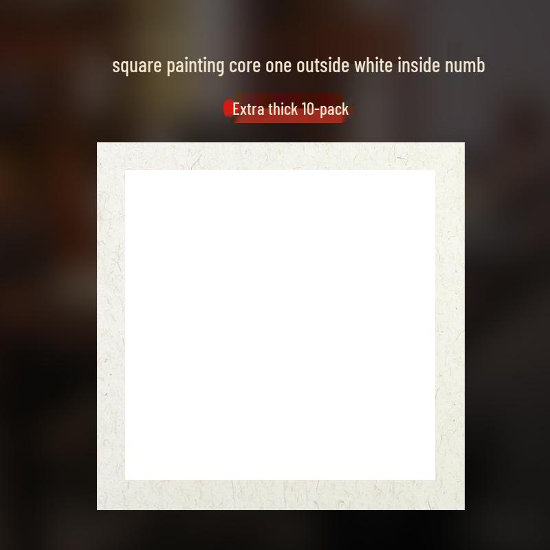 

Утолщенная бумага Сюань Круглый веер Картон для китайской живописи и каллиграфии 33×33cm Raw Xuan [10 sheets]