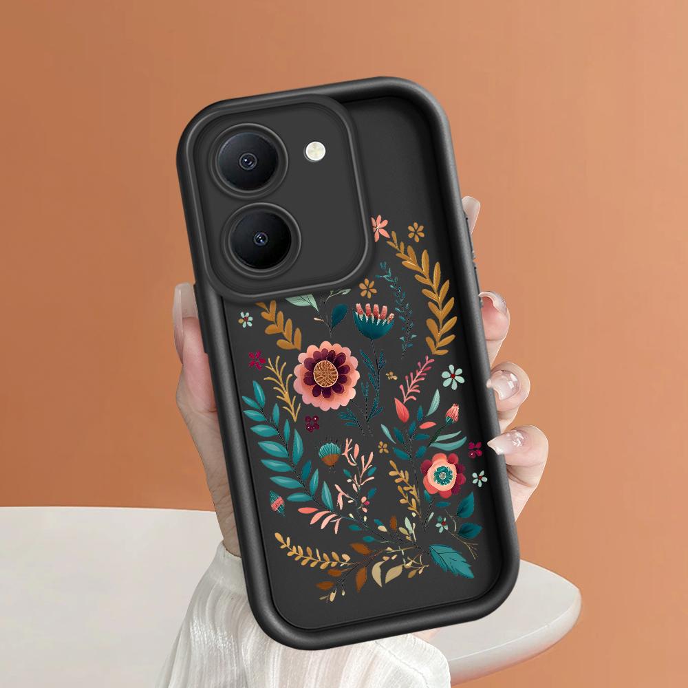 Coque de protection antichoc en silicone souple avec motif de dessin animé pour iPhone Infinix Tecno Vivo